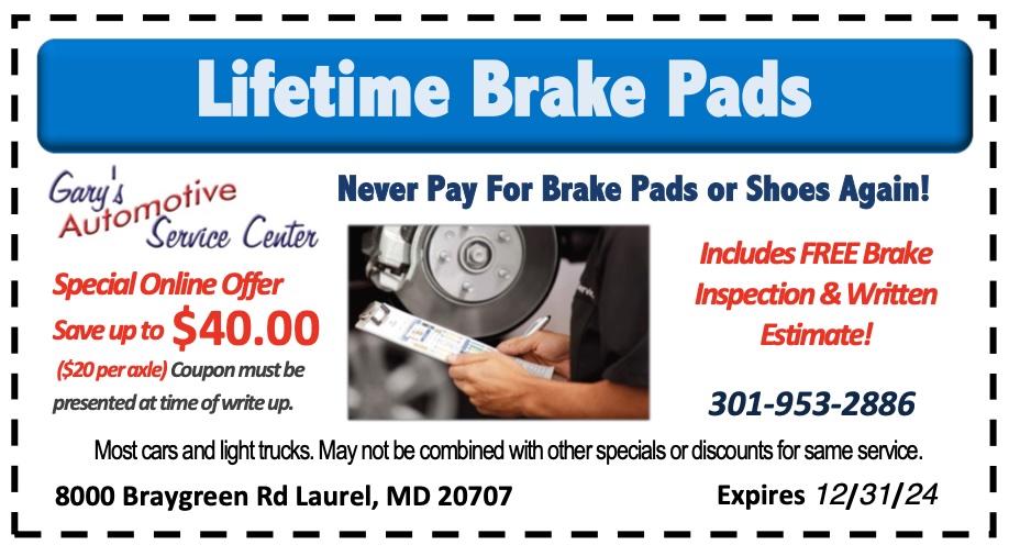 Brake Repair Coupon