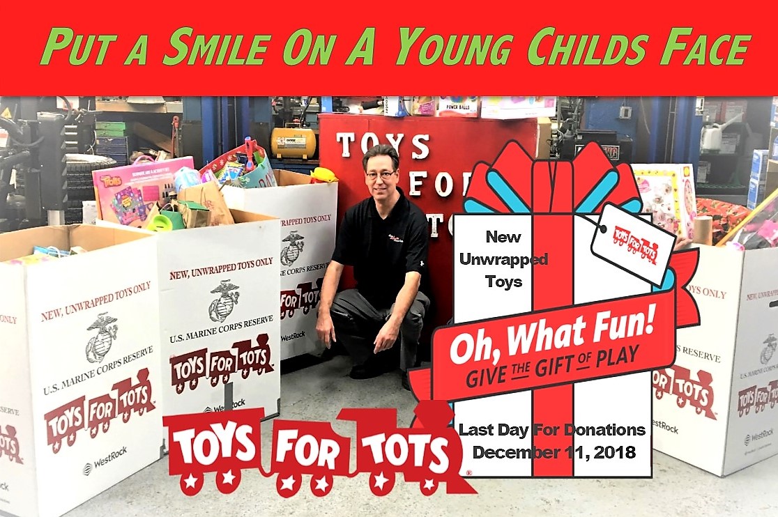 Toys for Tots Drop Off in Laurel, 20707 Car repair Mechanic 